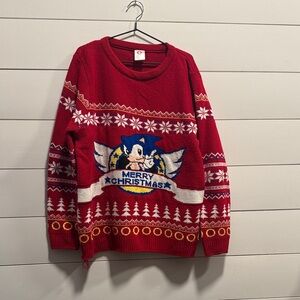 Sonic the Hedgehog Christmas Sweater XXL